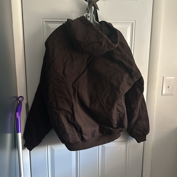 Men’s XLR Berne Winter Jacket Chore Coat Water Repellent Hooded - Picture 6 of 6